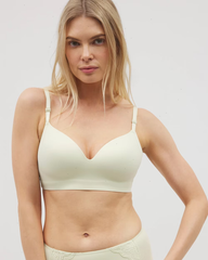 Luxe Wireless Bra with Lace Back
