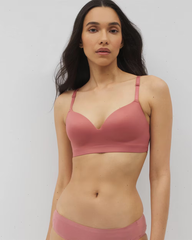 Luxe Wireless Bra with Lace Back