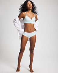 Luxe Wireless Bra with Lace Back
