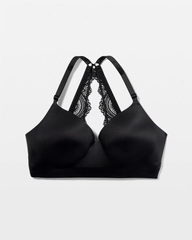 Luxe Wireless Bra with Lace Back